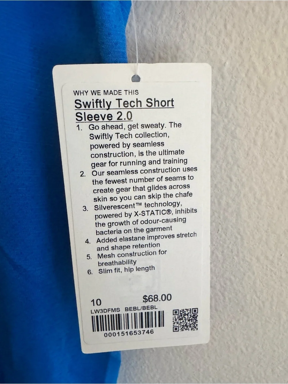 lululemon athletica Swiftly Tech Short Sleeve 2.0 - Bluebell